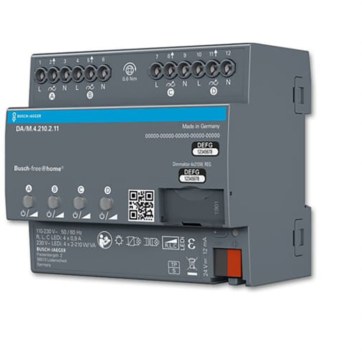 Abb Busch-Jaeger #Fah Led Dimmer 4V, 210W/Va Dinr
