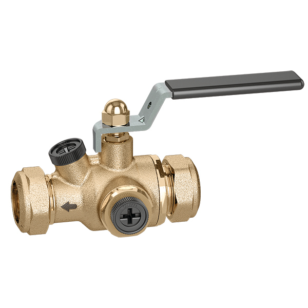 Caleffi Keerklep Met Ingebouwde Afsluiter - Dn 20 - Ø22 - Pmax 10 Bar