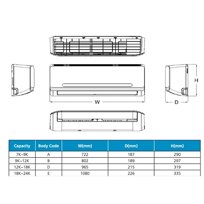 Maxicool Aurora Inverter Airco R32 7,0 Kw Set - Afbeelding 3