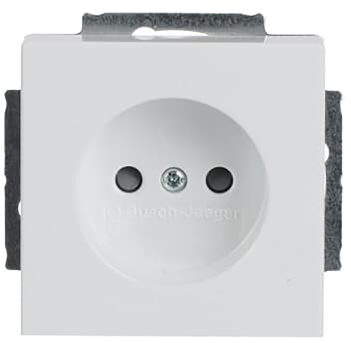 Abb Busch-Jaeger Wcd Zra 1Voudig Inbouw Wit/Wit Future Linear Bj