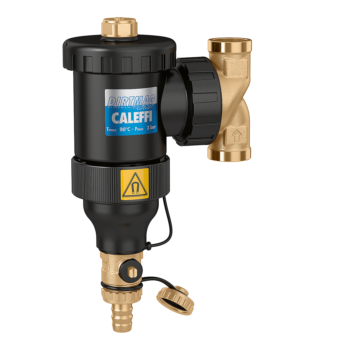 Caleffi Promopakket Kunststof Vuilafscheider Dirtmag® 1″ - 4 stuks