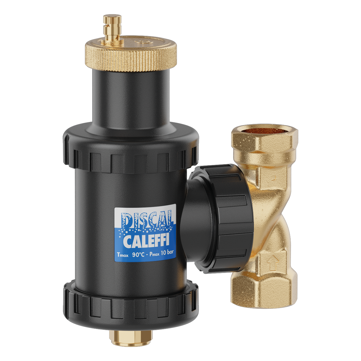 Caleffi Luchtafscheider In Kunststof.