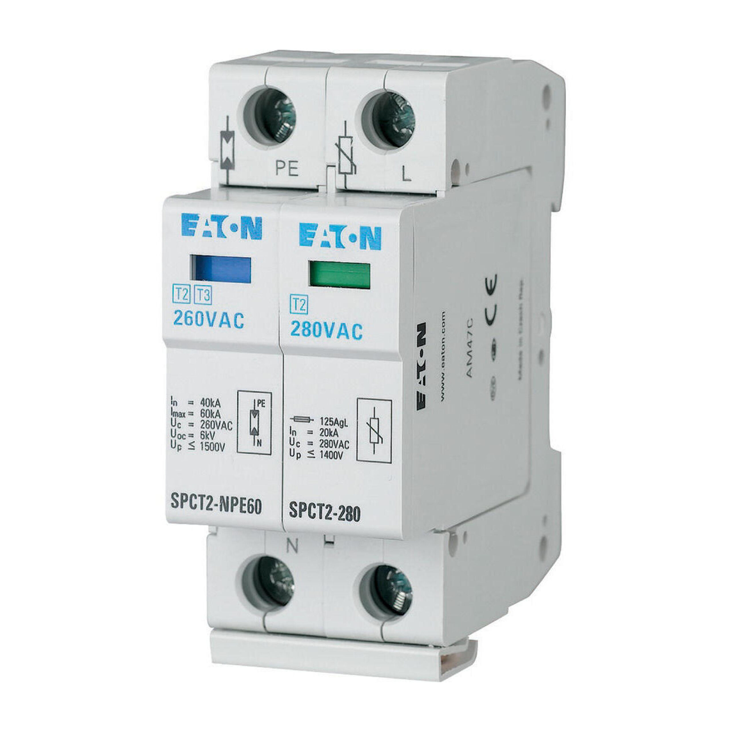 Eaton Overspanningsafleider Spct2-335-1+Npe