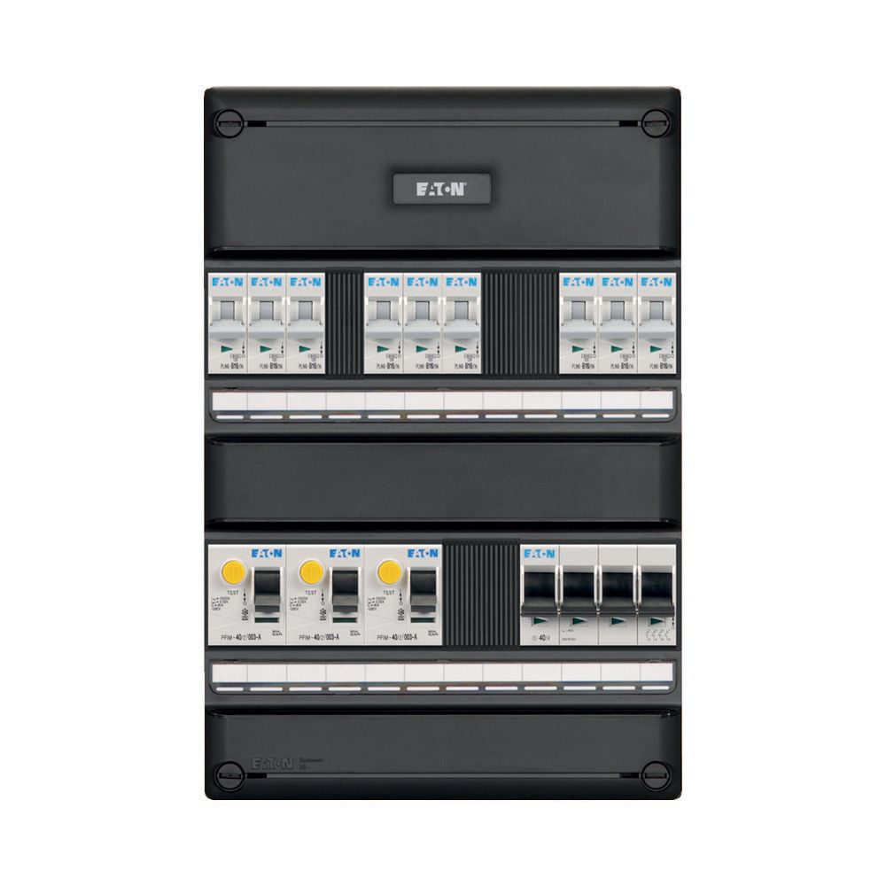 Eaton Groepenkast 9 Groeps 3X(2P)Aardlks + 4P Hfds 3F - Afbeelding 2