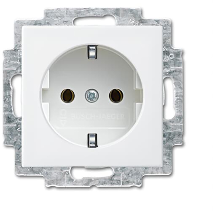 Abb Busch-Jaeger Wcd Ra 1-Voudig Inbouw Schroefklem Wit/Wit Balance