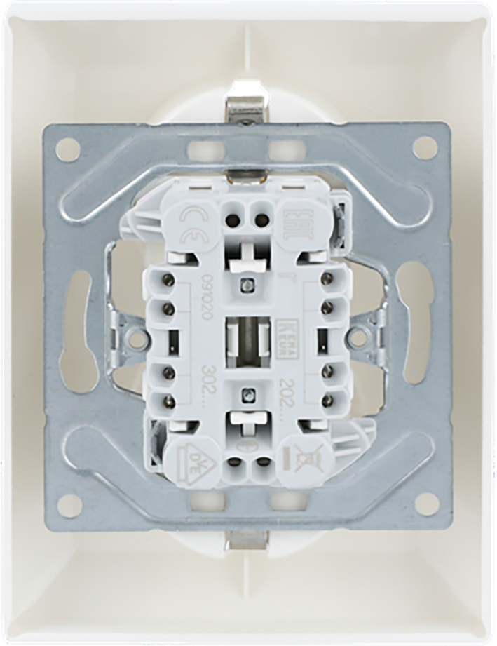 Abb Busch-Jaeger Wcd Ra 2-Voudig Inbouw Tbv Inbouwdoos Wit/Wit Balance - Afbeelding 4