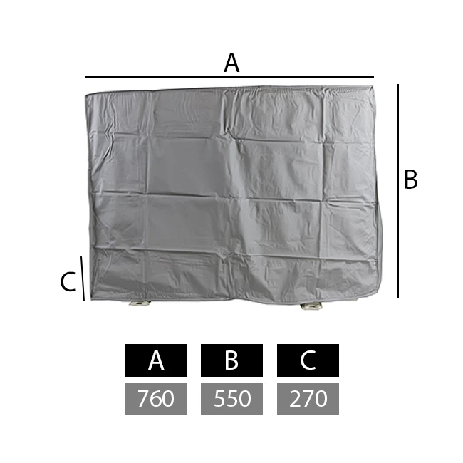 Maxicool Afdekhoes Voor Buitenunits Small 760 X 550 X 270 Mm - Afbeelding 4