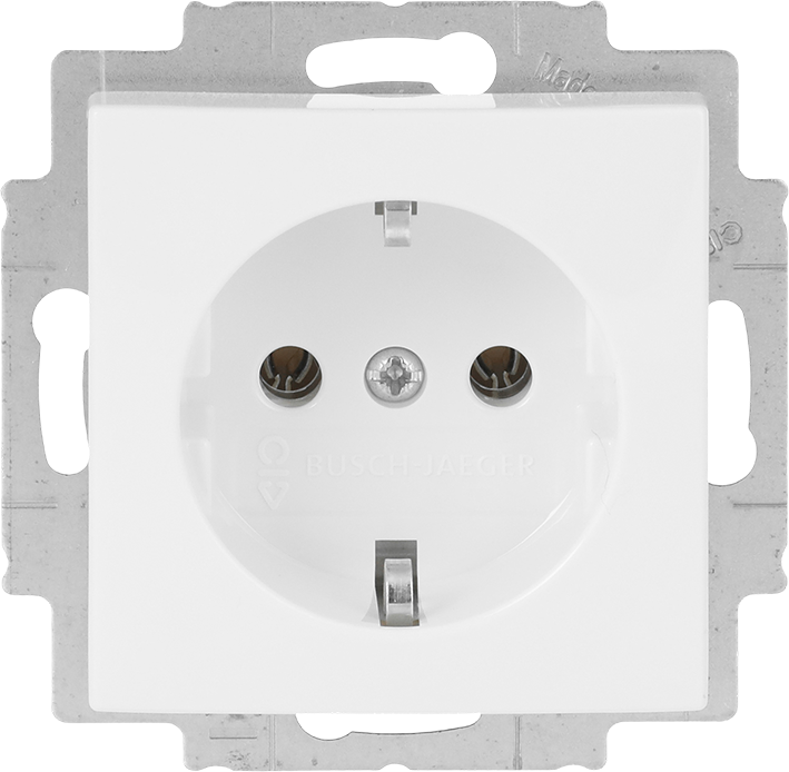 Abb Busch-Jaeger Wcd Ra 1-Voudig Inbouw Schroefklem Wit/Wit Balance - Afbeelding 4