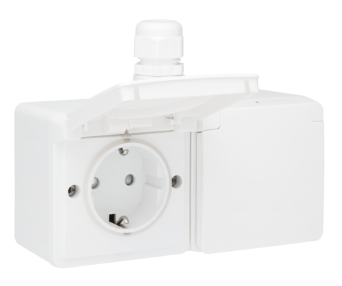 Niko Hydro Wd Wcd Ra 2V Horizontaal - Insteek Wit - Afbeelding 7