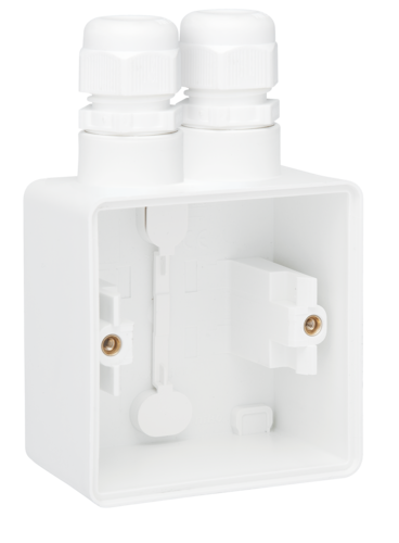 Niko Hydro Opbouwdoos 1V + 2X 1 M20 Ingang + Wartel Wit - Afbeelding 7