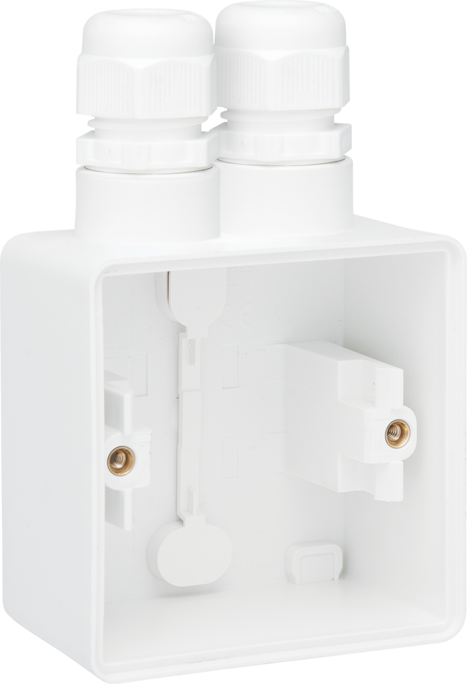 Niko Hydro Opbouwdoos 1V + 2X 1 M20 Ingang + Wartel Wit - Afbeelding 6