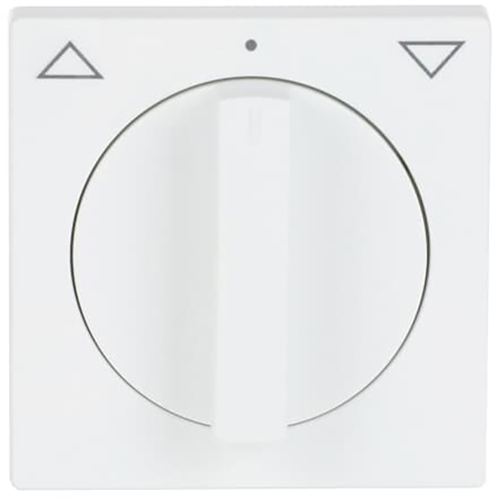 Abb Busch-Jaeger Jaloezie Draaiknop + Pijlsymbool Future Linear Mat Wit