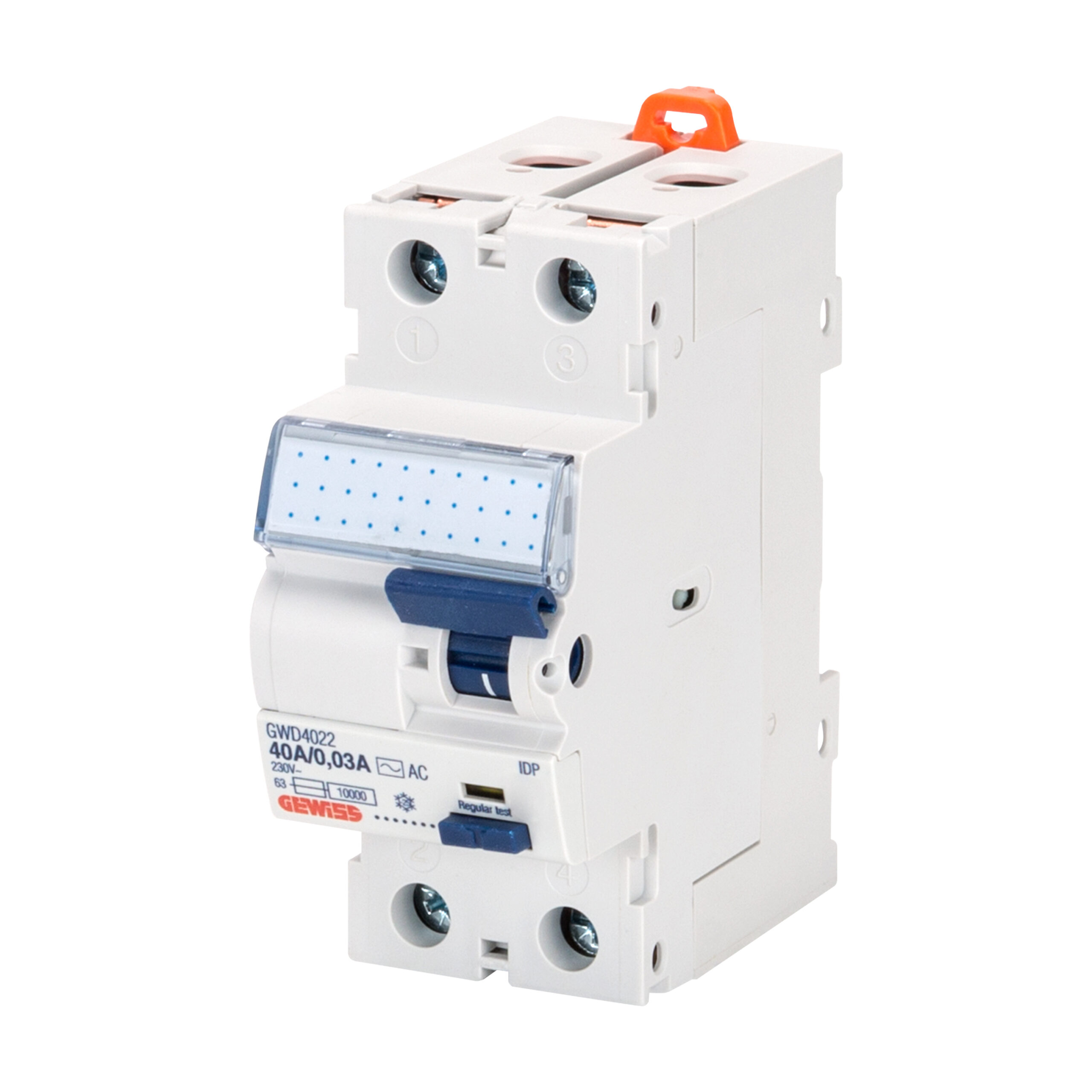 Gewiss Aardlekschakelaar 40A 2P 30Ma 2 Modulen