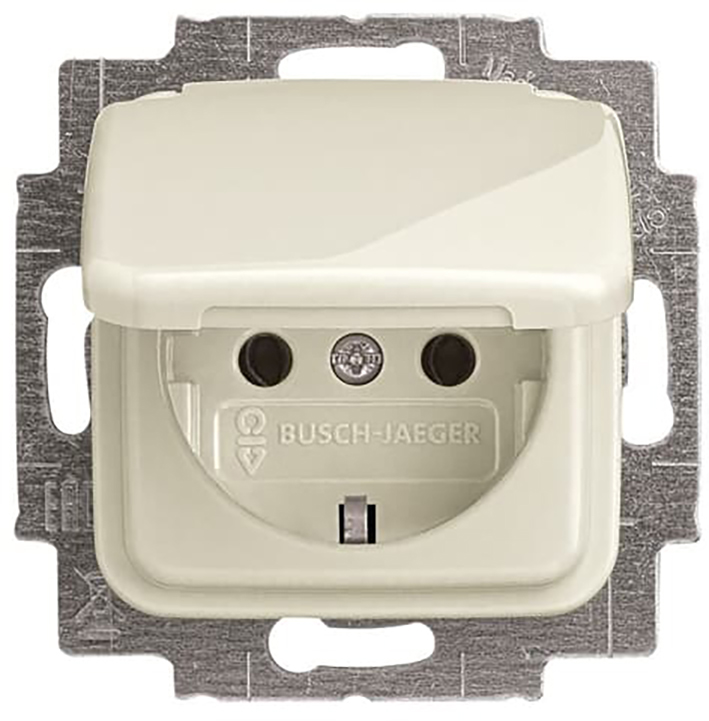 Abb Busch-Jaeger Wcd Ra + Klep Inbouw Creme Bj