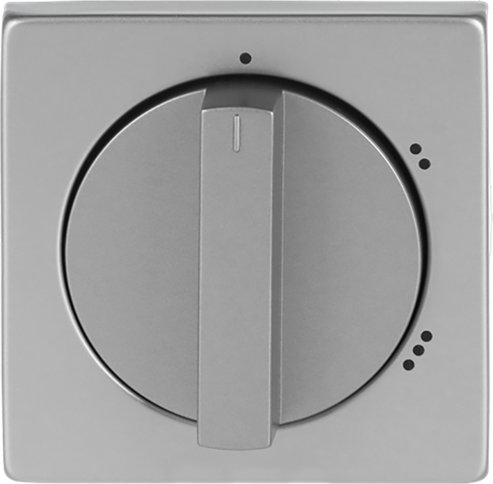 Abb Busch-Jaeger 3-Standen / Ventilatorschakelaar Inbouw Edelstaal Bj