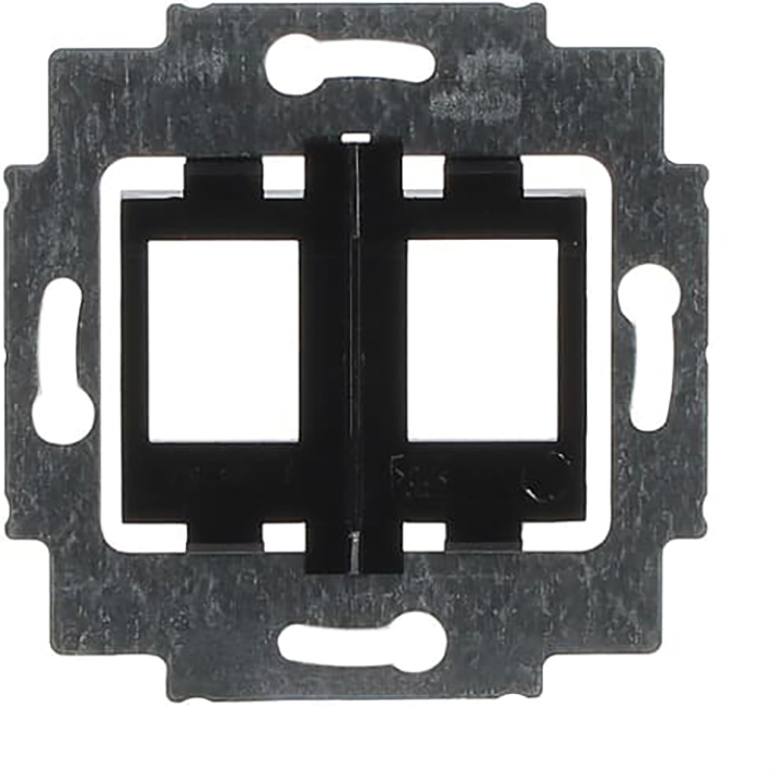 Abb Busch-Jaeger Draagring 2X Modular Jack / Keystone Zwart - Afbeelding 4