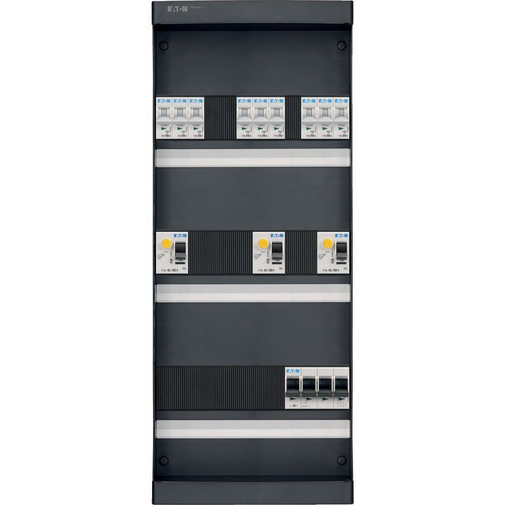 Eaton Groepenkast 9Groeps 3X(2P)Als 1F/3F In Medusa Kast - Afbeelding 2