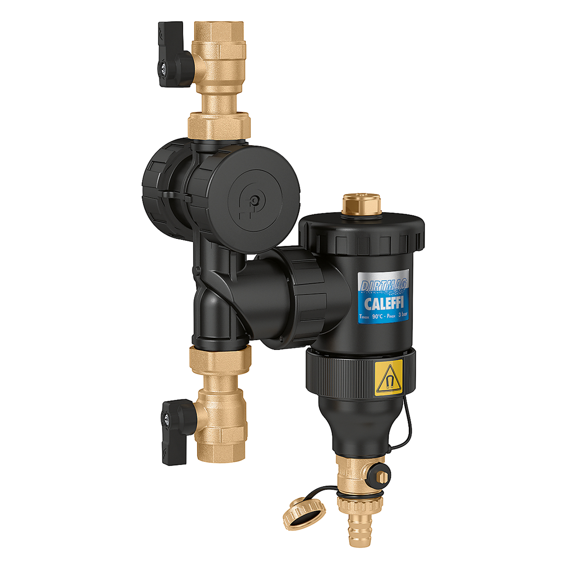 Caleffi Multifunctionele Vuilafscheider Met Magneet + Filter Dirtmagplus® 3/4"