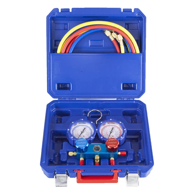 Maxicool Manifold Set R32, R410A, R407C Incl. 1,5M Slangenset - Afbeelding 2