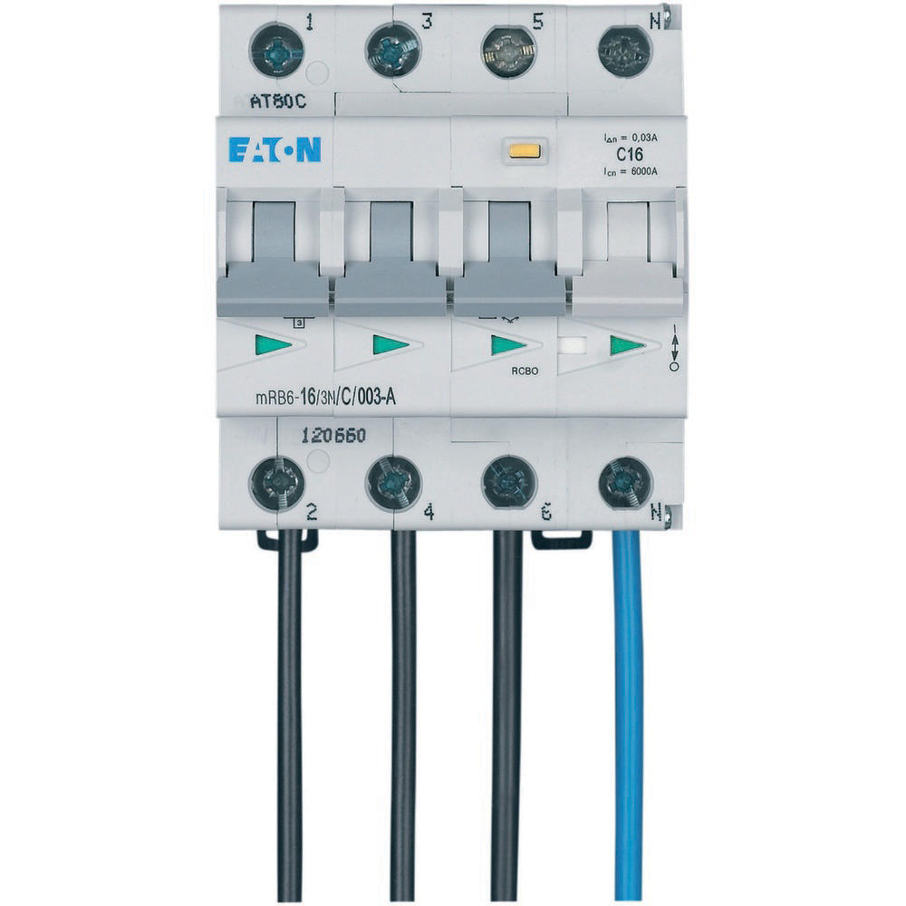 Eaton Aardlekautomaat C16A 3P+N 30Ma 6Ka - Flex