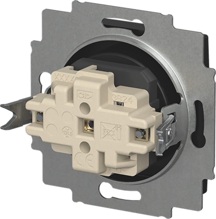 Abb Busch-Jaeger Wcd Z.ra 1-Voudig Inbouw Mat Zwart Balance - Afbeelding 3
