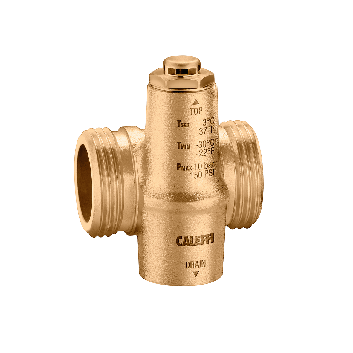 Caleffi Vorstbeveiligingsklep Compact Ø 28 - Afbeelding 2