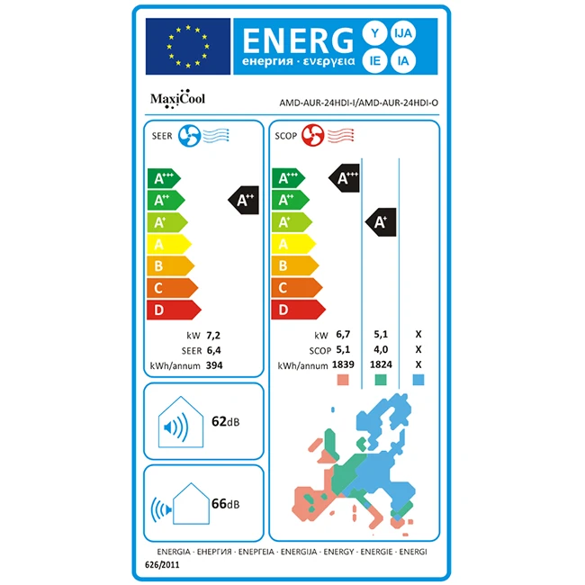 Maxicool Aurora Inverter Airco R32 7,0 Kw Set - Afbeelding 10