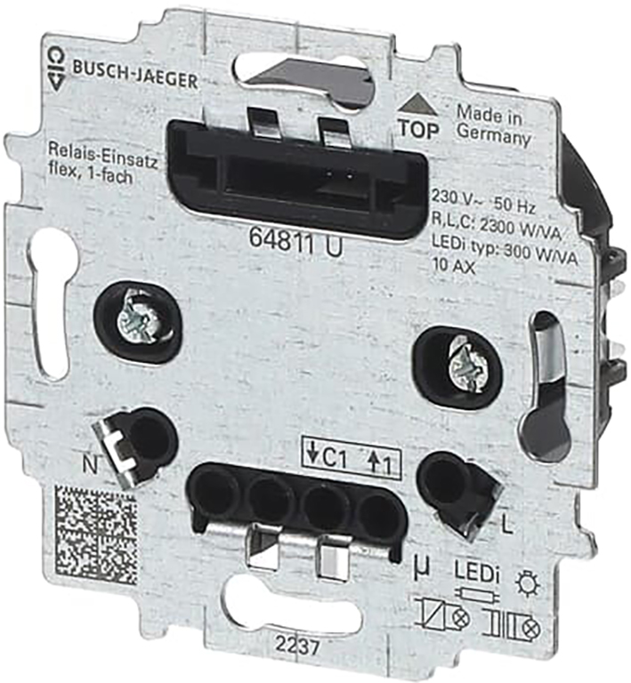 Abb Busch-Jaeger Relaissokkel 1V Flextronics 64811 U