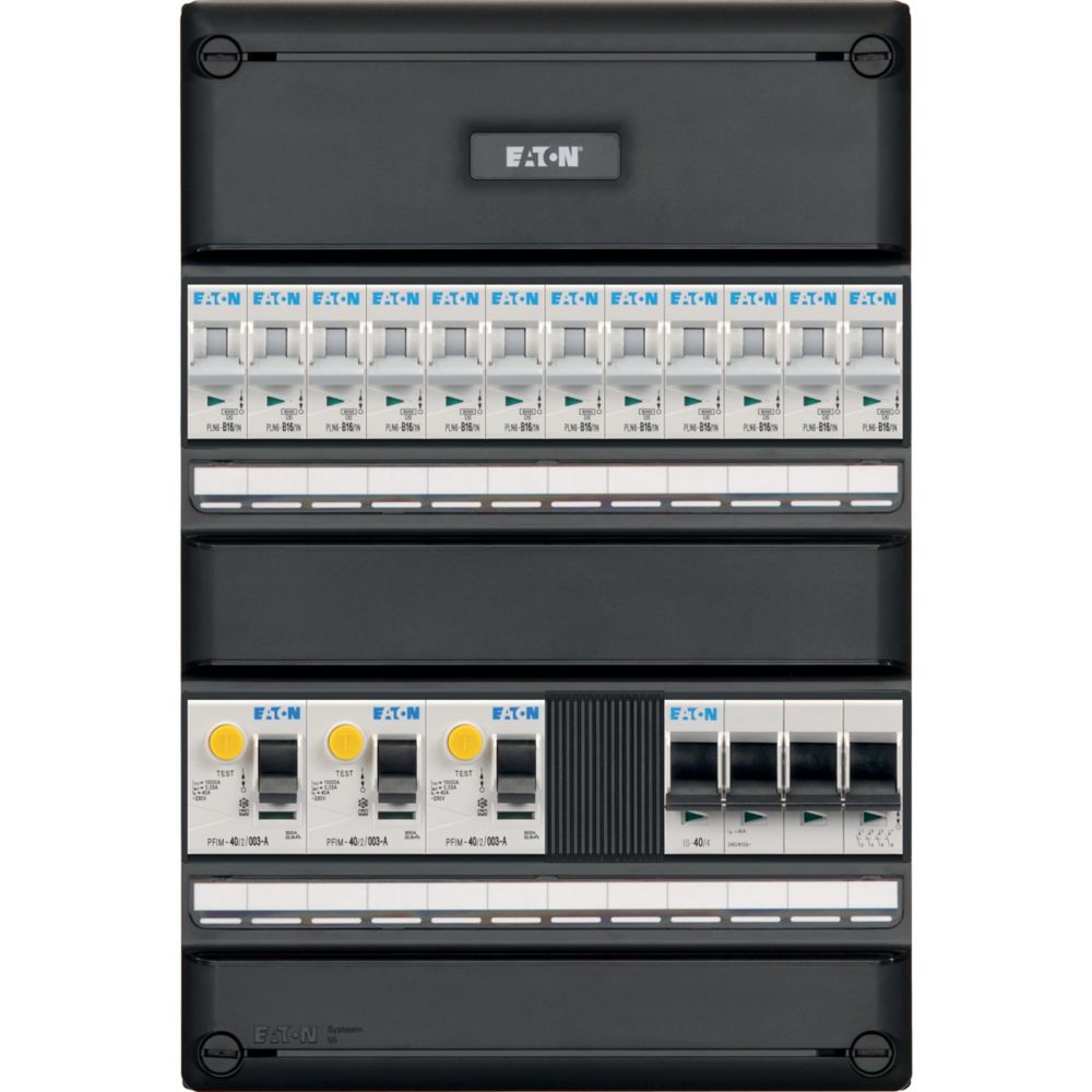 Eaton Groepenkast 12 Groeps 3X 2P Aardl+ Hfds 4P - Afbeelding 2