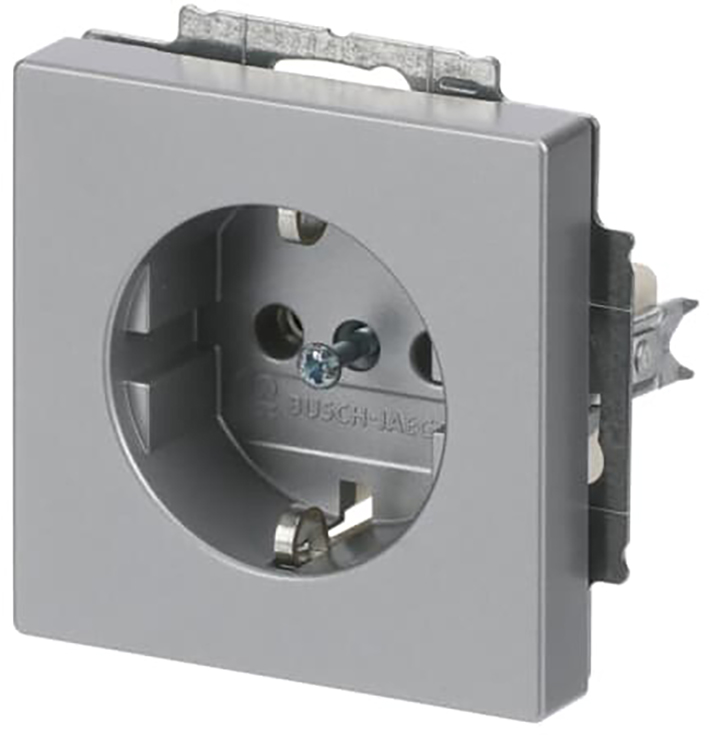 Abb Busch-Jaeger #Wcd Ra Inbouw Future Linear Alu-Zilver - Afbeelding 2