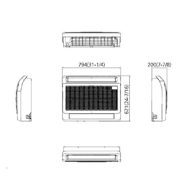 Maxicool Airco Binnenunit Inverter Console R32 5,0 Kw - Afbeelding 9