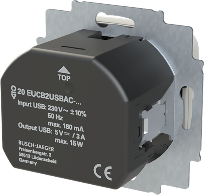 Abb Busch-Jaeger Wcd Ra Kv 1Xusb-A 1Xusb-C R-Alpine Wit - Afbeelding 3