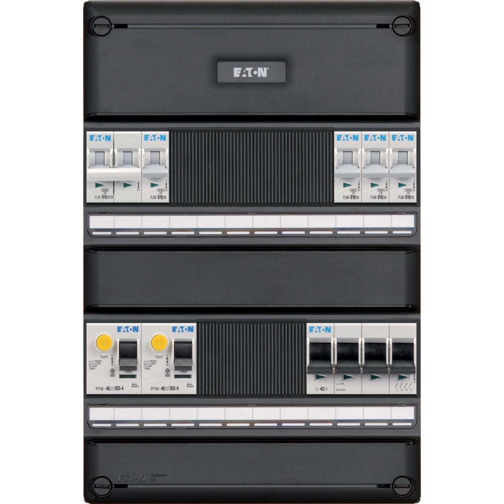 Eaton Groepenkast 4 Groeps+Kook 2X(2P)Aardlks+4P Hfds 1F&3F - Afbeelding 2