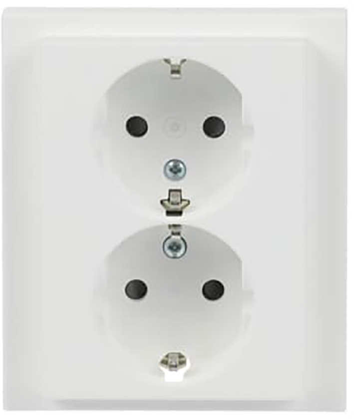 Abb Busch-Jaeger Wcd Ra 2-Voudig Inbouw Future-Linear Mat Wit