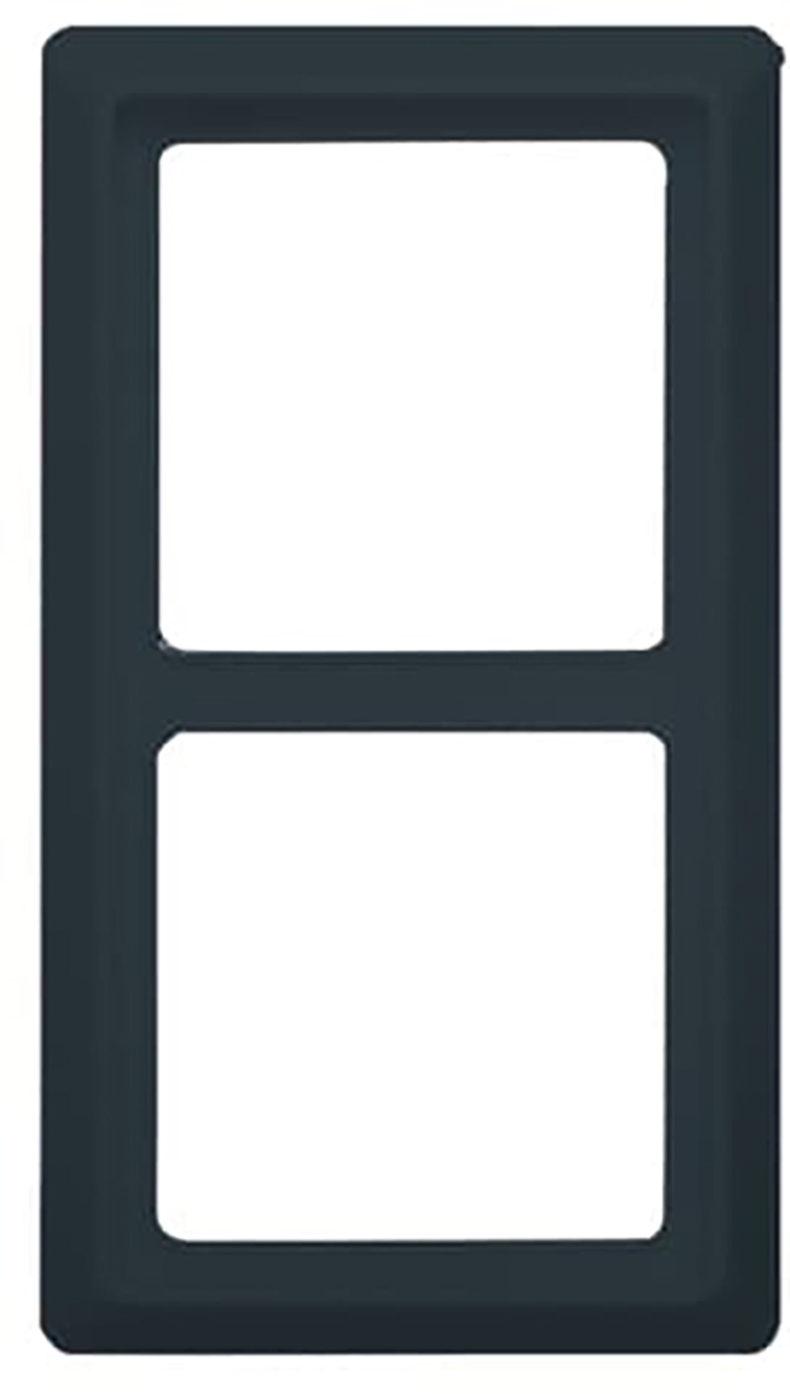 Abb Busch-Jaeger Afdekraam 2-Voudig Antraciet Ip44 Allweather