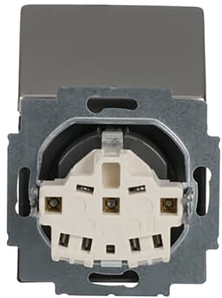 Abb Busch-Jaeger Wcd Ra 1-Voudig Inbouw + Klep Edelstaal Bj - Afbeelding 4
