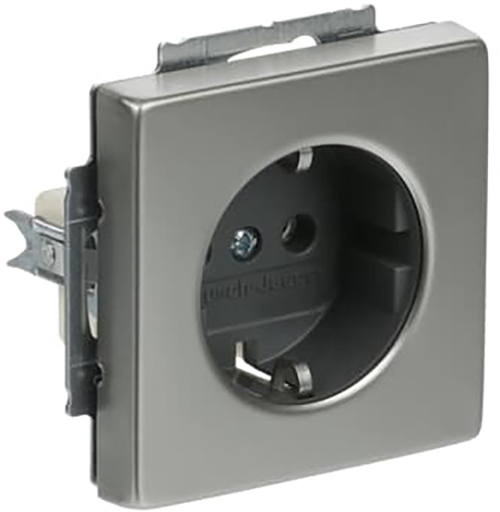 Abb Busch-Jaeger Wcd Ra 1-Voudig Inbouw Edelstaal Bj - Afbeelding 4